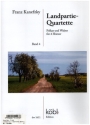 Landpartie-Quartette Band 4 f�r 4 H�rner Partitur und Stimmen