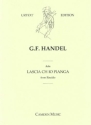 Lascia ch'io pianga for voice and string quartet, score and parts