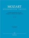 Laudate Dominum KV339 f�r Soli, Chor und Orchester Klavierauszug