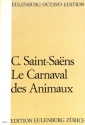 Le carnaval des animaux f�r 2 Klaviere und Kammerorchester Partitur