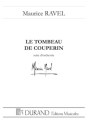 Le tombeau de Couperin Suite pour orchestre partition miniature