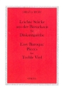 Leichte St�cke aus der Barockzeit f�r Diskantgambe (Bassgambe ad lib)