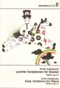 Leichte Variationen op.51 Band 2 f�r Klavier Neuausgabe 2018