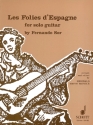 Les Folies d'Espagne for guitar