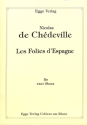 Les folies d'Espagne f�r 2 Oboen Spielpartitur