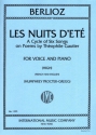 Les nuits d'�t� - A cycle of 6 songs for high voice and piano (en/fr)