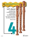 Let's dance f�r 3 Sopranblockfl�ten Spielpartitur