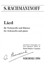 Lied f�r Violoncello und Klavier autorisierte Erstausgabe von David Butler Cannata