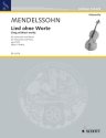 Lied ohne Worte op. 30/3 f�r Violoncello und Klavier