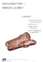 Lieder Band 1 f�r Chor, Klavier und Ba� Partitur