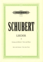 Lieder Band 1 f�r Gesang (sehr tief) und Klavier (dt)