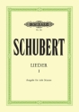 Lieder Band 1 f�r Gesang (tief) und Klavier (dt)
