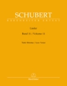 Lieder Band 11 f�r tiefe Stimme und Klavier Singpartitur, Urtextausgabe
