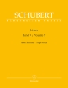 Lieder Band 9 f�r Gesang (hoch) und Klavier Partitur,  praktische Ausgabe