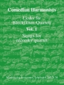 Lieder f�r Blockfl�tenquarett vol.1 f�r 4 Blockfl�ten (AATB) Partitur und Stimmen