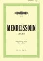 Lieder f�r Gesang (hoch) und Klavier (dt)