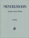 Lieder ohne Worte f�r Klavier gebunden