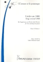 Lieder um 1800 vol.1 f�r Singstimme und Harfe (Klavier) Partitur