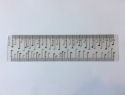 Lineal mit Viertelnoten 15 cm