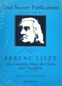 Liszt Society Publications vol.12 The complete music for violin and piano