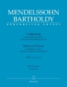 Lobgesang op.52 MWV A18 f�r Soli, Chor und Orchester Klavierauszug