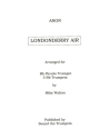 Londonderry Air for 4 clarinets