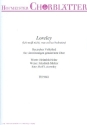 Loreley f�r gem Chor a cappella Partitur