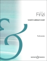 Love's labours lost op.28 f�r kleines Orchester Partitur