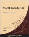 Macht hoch die T�r f�r 6 Saxophone (SAATTBar) Partitur und Stimmen