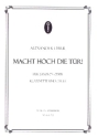 Macht hoch die T�r f�r Sopransaxophon (Klarinette) und Orgel