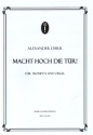 Macht hoch die T�r f�r Trompete (Sopransaxophon) und Orgel