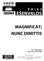 Magnificat, Nunc Dimittis for solo voice and mixed choir SSATTBB) score