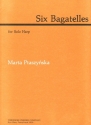 Marta Ptaszynska Six Bagatelles Harfe Solostimme