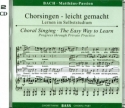 Matth�us-Passion BWV244 2 CDs Chorstimme Bass und Chorstimmen ohne Bass