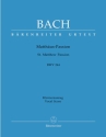 Matth�us-Passion BWV244 f�r Soli, gem Chor und Orchester Klavierauszug (dt/en)