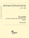 Quartett op.6 f�r Klavier, Violine, Viola und Violoncello Partitur und Stimmen