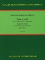 Bach, Johann Sebastian, Fuge g-moll BWV 578 23 Bl�ser, Kontrabass Partitur & Stimmen