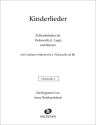 Terzibaschitsch, Anne, Kinderlieder f�r Violoncello und Klavier Vc 2 Stimme