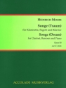 Molbe, Heinrich, Songe op. 80 Klarinette, Fagott, Klavier