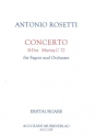 Rosetti, Antonio, Fagottkonzert B-Dur Murray C 72 Fagott, Orchester Koenigsbeck