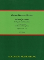 Ritter, Georg Wenzel, 6 Quartette Vol. 1 [C/F/B] Fagott, Violine, Viola, Cello Colombo / Dassonville