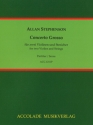 Stephenson, Allan, Concerto grosso f�r 2 Soloviolinen und Streicher 2 Violinen, Orchester Partitur