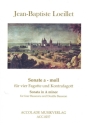 Loeillet de Gant, Jean-Baptiste, Sonate a-moll f�r 4 Fagotte und Kontrafagott 4 Fagotte, Kontrafagott Partitur & Stimmen