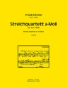 Streichquartett a-Moll op. 53/1 (1869) f�r Streichquartett Partitur