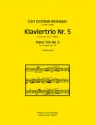 Klaviertrio D-Dur Nr. 5  op. 75 (ca. 1832) f�r Violine, Cello, Klavier Partitur und Stimmen