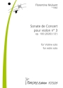 Sonate de Concert no.3 op.100  f�r Violine solo