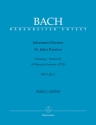 Johannes-Passion 'O Mensch, bewein' BWV 245.2 (Fassung II (1725)) Basso continuo Stimme, Urtextausgabe