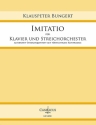 Imitatio f�r Klavier und Streichorchester Partitur und Stimmen
