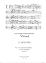 12 Sonaten Band 1 (Sonaten 1-4) f�r 2 Violinen/Blockfl�ten, Viola da Gamba und b.c. Partitur und Stimmen