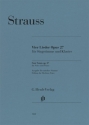 4 Lieder op.27 f�r mittlere Singstimme und Klavier